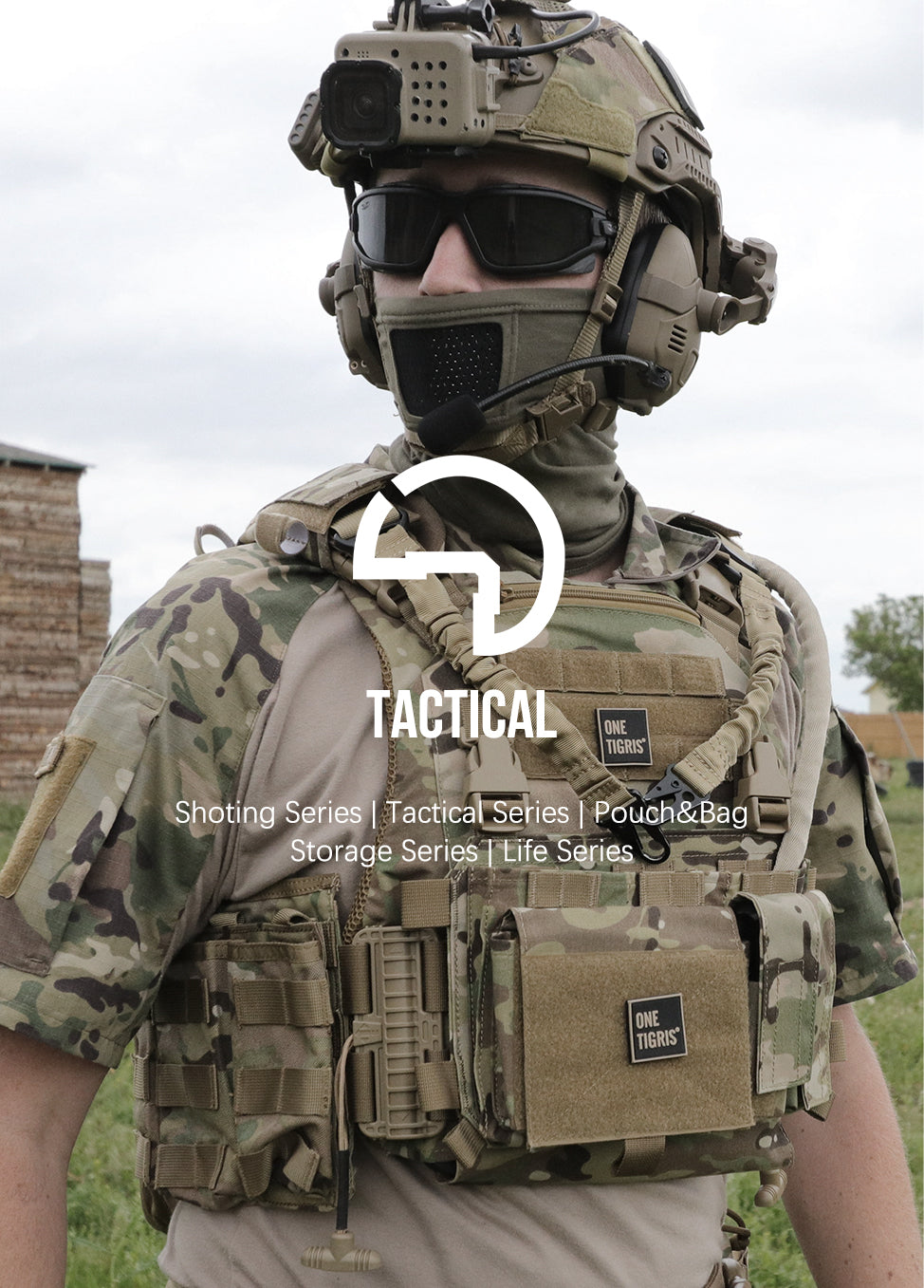 ONETIGRIS【TG-ZSB09A-BK】タクティカルベスト （TACTICAL VEST