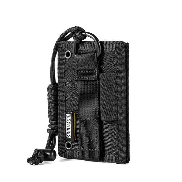 OneTigris Tactical ID Holder with Key Ring  Heavyduty Lanyard Card Holder  & EDC Wallet