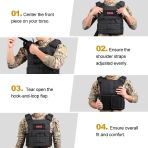 OneTigris Doom Gilet tactique avec 2 M4 AR AK Double Mag Pouch, Airsoft  Protège-seins pour paintball, police, airsoft : : Sports et Loisirs