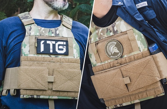 AIRSOFT ACTION ON 1TG LOW PROFILE CHEST CARRY SYSTEMS