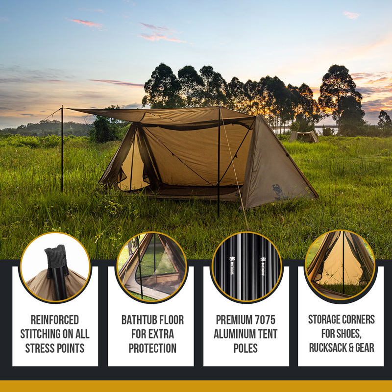 OneTigris 4-doored Double Shelter tent