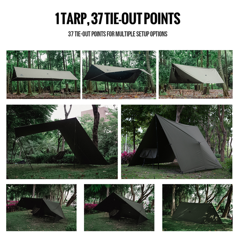 OneTigris FJORD T/C Camping Tarp 