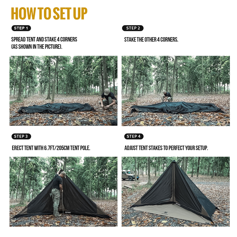How to set up Northgaze Mesh Inner tent