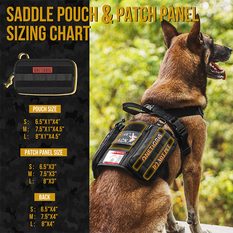 Size of GUARDIAN Dog Harness Set
