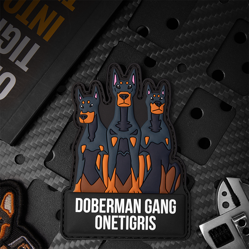 The product display of DOBERMAN GANG Morale Patch