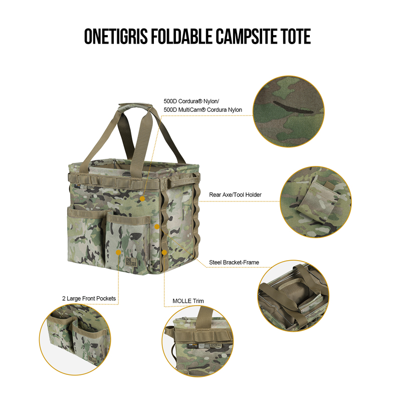 OneTigris Foldable Campsite Tote 