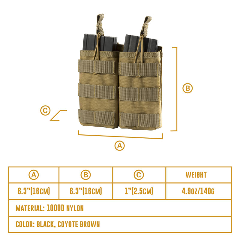 Size of oneTigris Mag Pouch 09